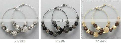 Basketball Wive Inspired Rhinestone Hoop Earring