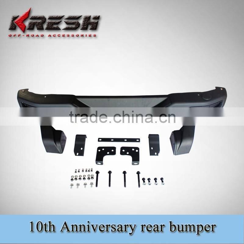 KRESH brand NEW design 4x4 SUV Rubicon 10th anniversary front bar for Wrangler 2007-2015JK with black color and steel material