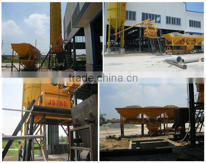 Made In China HZS35 Concrete Mixing Plant ISO9001 Approved