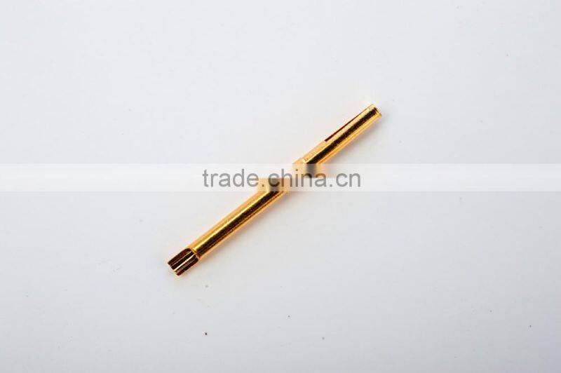 Electronic connector pin terminal
