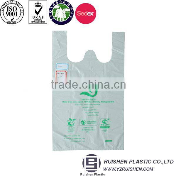 Big Volume Recycle HDPE T-shirt Garbage Bags