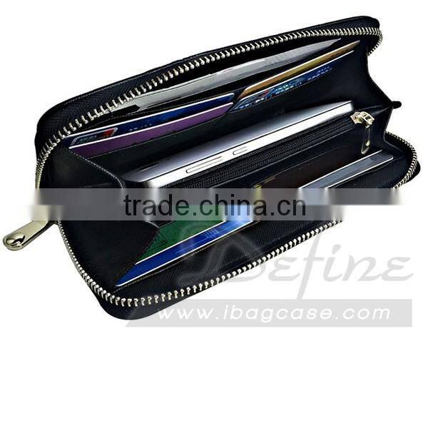 RFID Leather Wallet Promotion Blocking Credit Card Case RFID Wallet