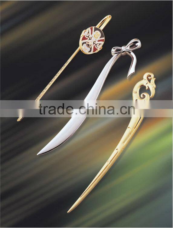 Birthday hang tag metal bookmarks /cartoon cute metal bookmarks for books