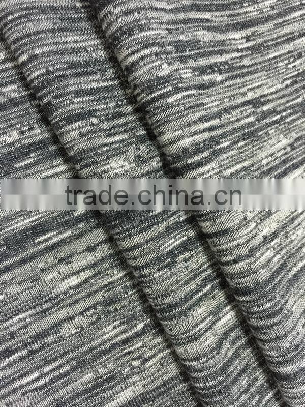 2015 high qulity RT slub jersey knit fabric for knitwear