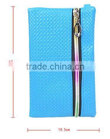 Ladies Cheap PU leather large Coin purse women Clutch bag