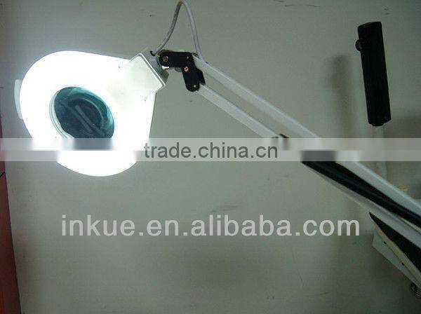 A-607 Magnifying Lamp Type folding magnifying glass lamp , standing good quality magnifying lamp 5x for beauty salon
