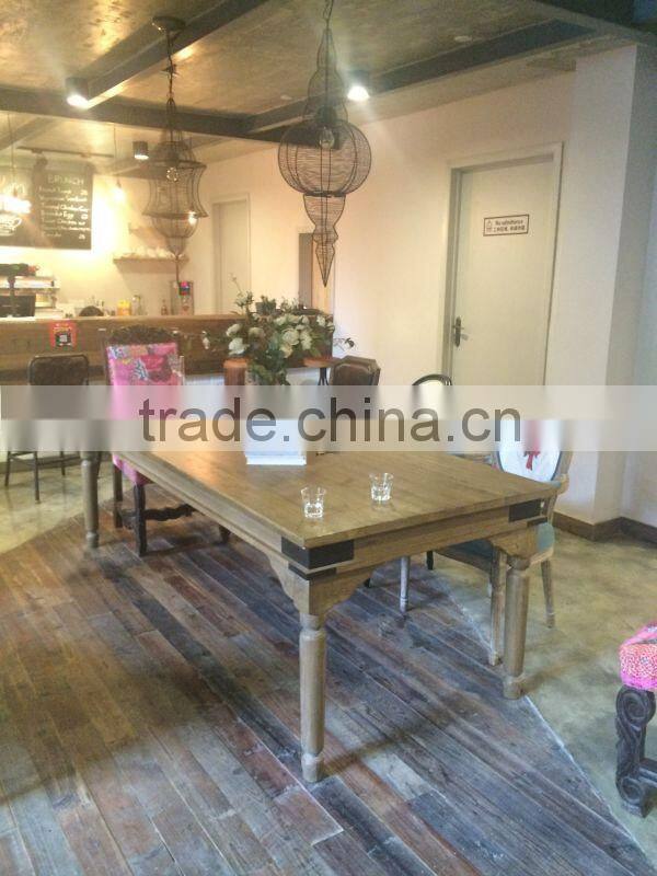Antique Chinese style pine dining table