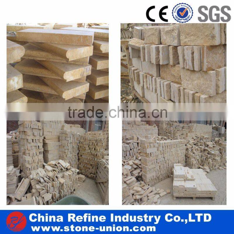 Cheap Yellow Limestone Tile