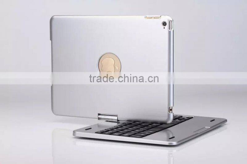 360 Swivel Rotating Stand Case Cover+Bluetooth Keyboard For iPad Air 2 /for iPad 6