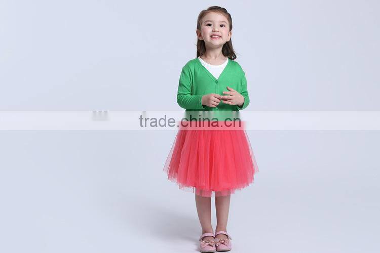 simple design mini skirts little kids skirts cotton yarn skirts with 10 pattens for 2-8 years girls
