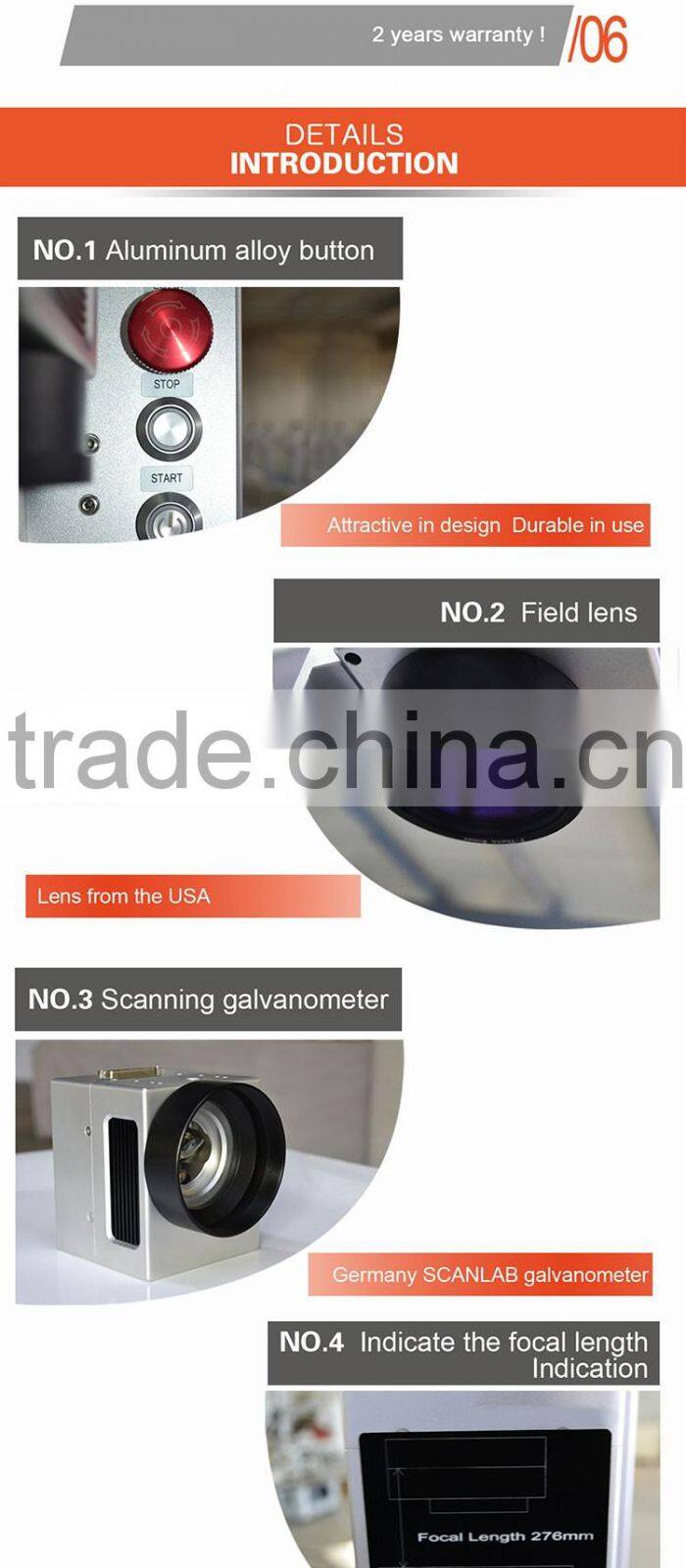 Convenience Hand-hold Fiber Laser Marking Machine With High Quality