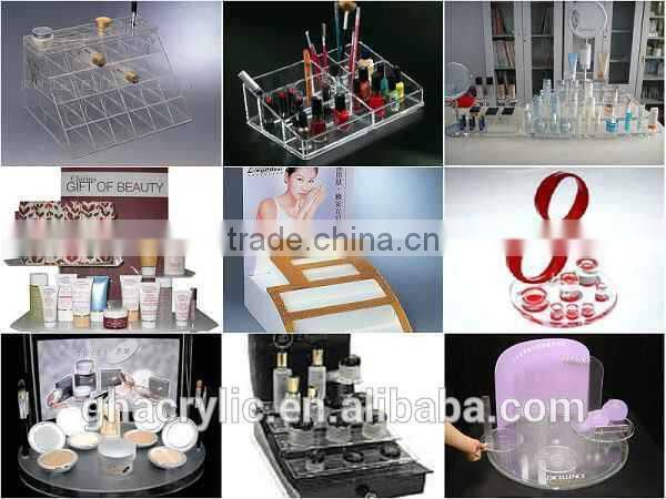 Rotating charming clear acrylic photo frame free standing lucite photo frame