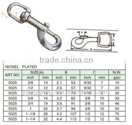 Dog Collar Hardware Snap Hook