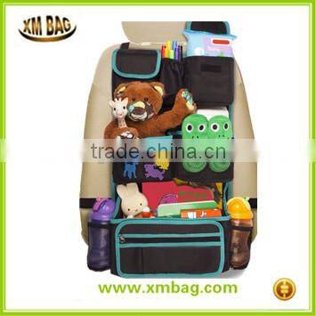 Travel Car Back Seat Organizer Type, Polyester Material back seat tray car organizer