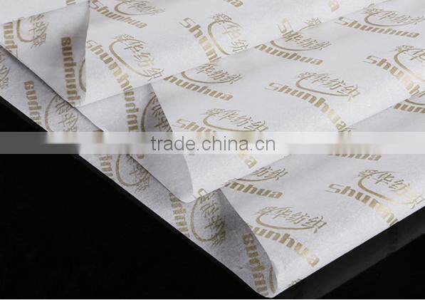 Printed with your logo tissue paper for clothing