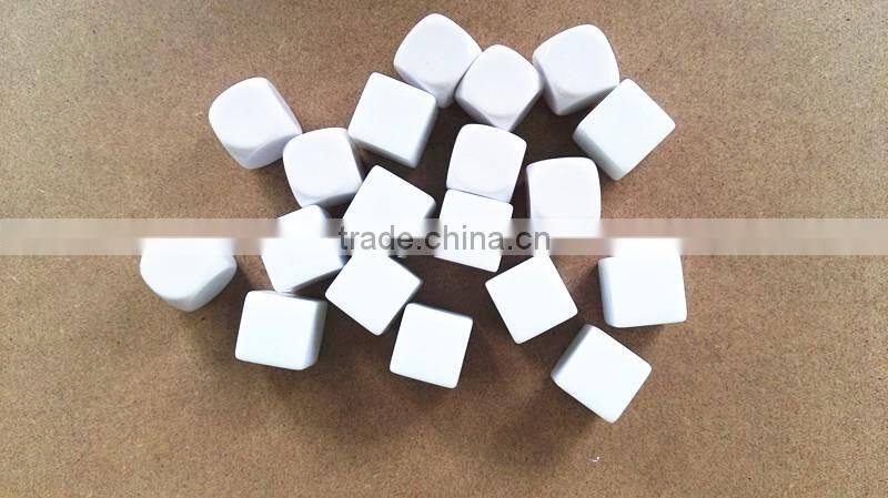Plastic blank dice