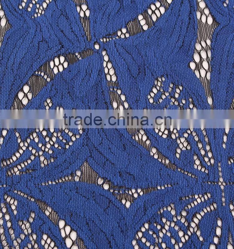 China supplier offer big flower french lace design for evening dress