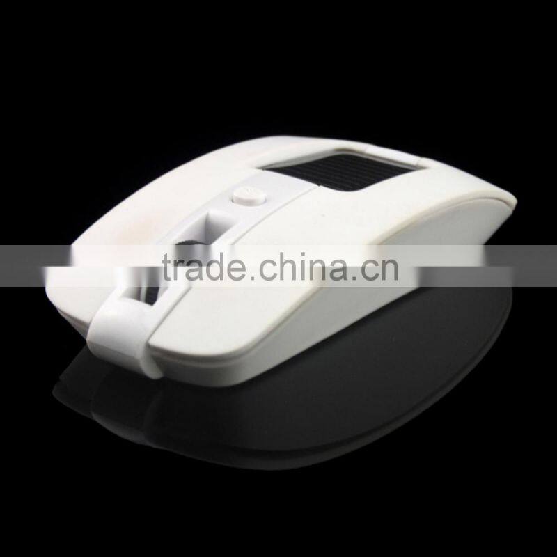 Solar Wireless Mouse Portable Mouse Wireless for Laptop Computer Mouse Optical Mouse