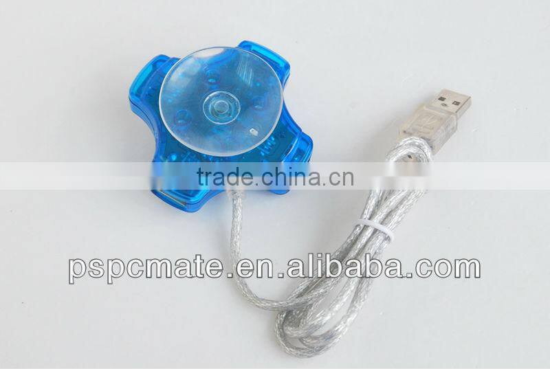 usb hub with colorful lights,flower hub,gifts proposal