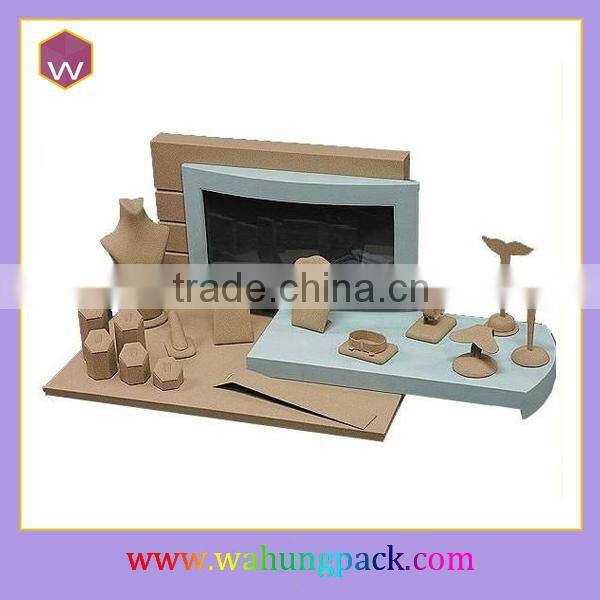 Unique design semi-circle baseboard jewelry display