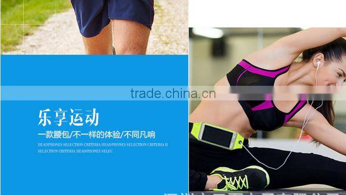 Waterproof Colorful Multifunctional touch Cycling Sport Waist Bag for Running Cycling All Outdoor