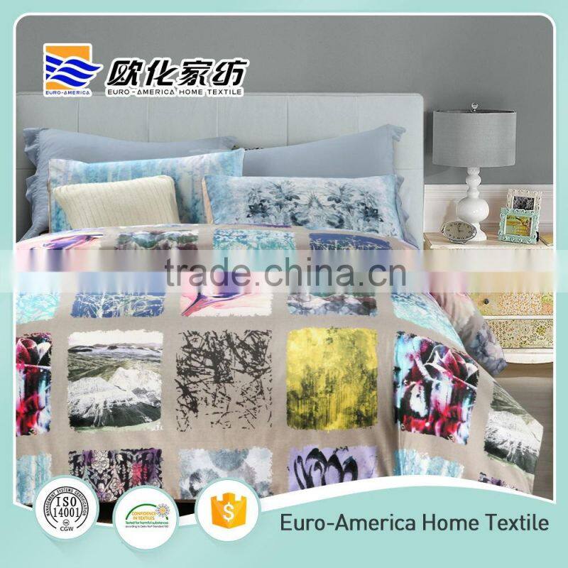 Famous Logo Printed Fabric Duvet Covers