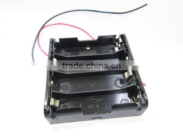 4 "AA" Battery Holder with Leads,BHC341A battery holder,AA battery holder
