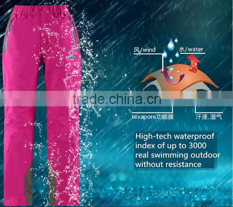 Kids custom-design winter ski pants windproof breathable waterproof