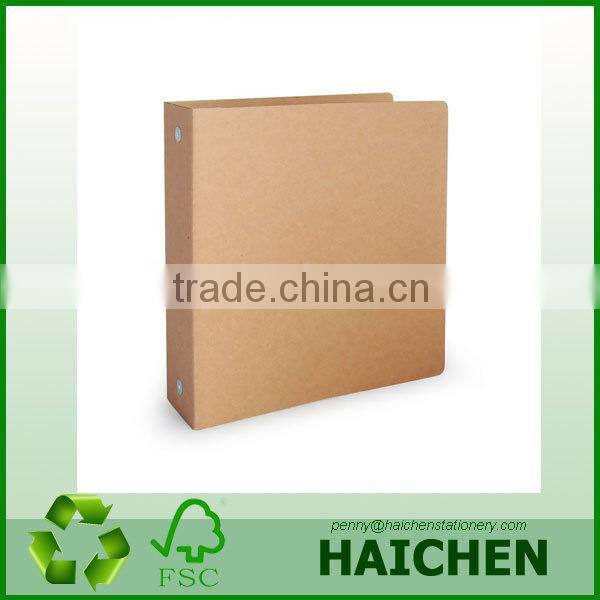 Chea Three Ring Brown Kraft Recycled Binder