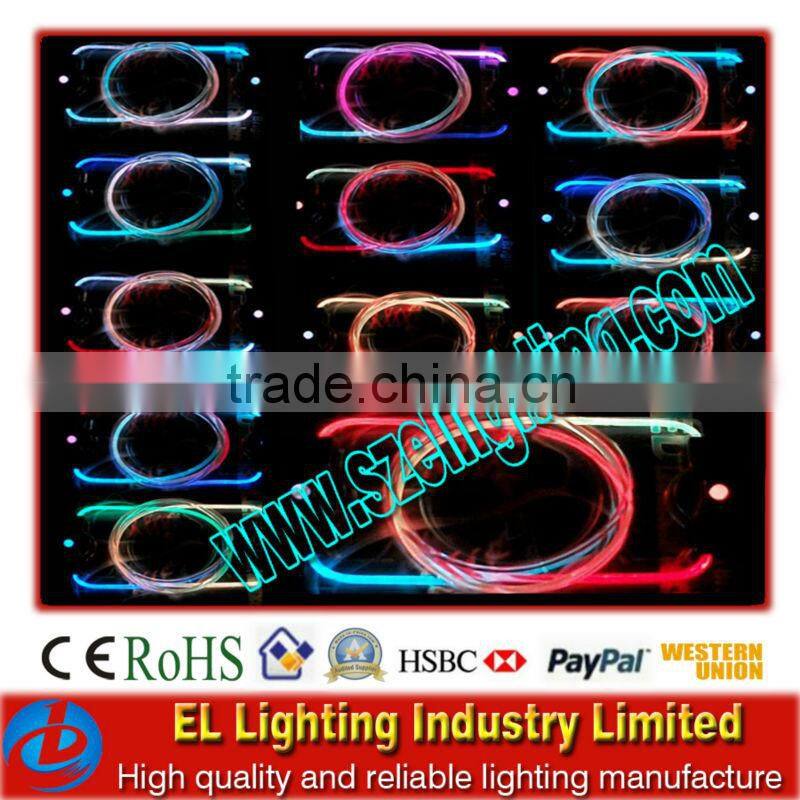 green and pink mix flashing led shoelaces,hot selling in 2014