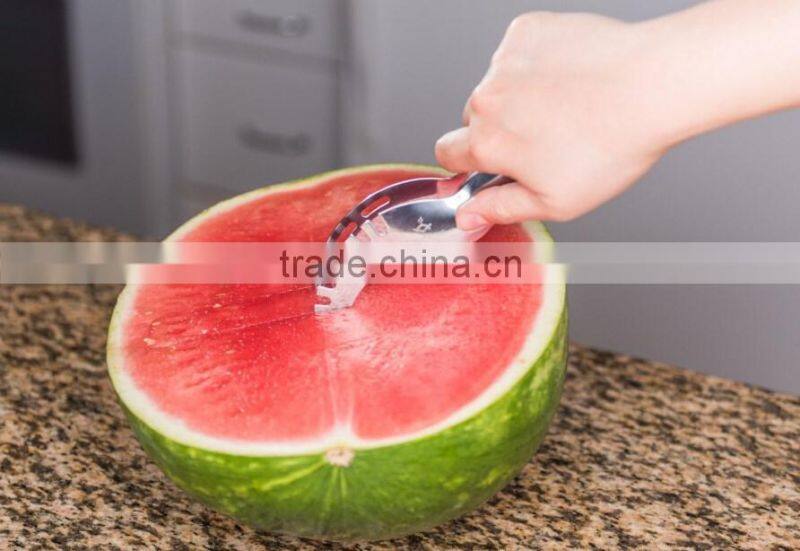 High quality through FDA/LFGB/SGS stainless steel watermelon slicer