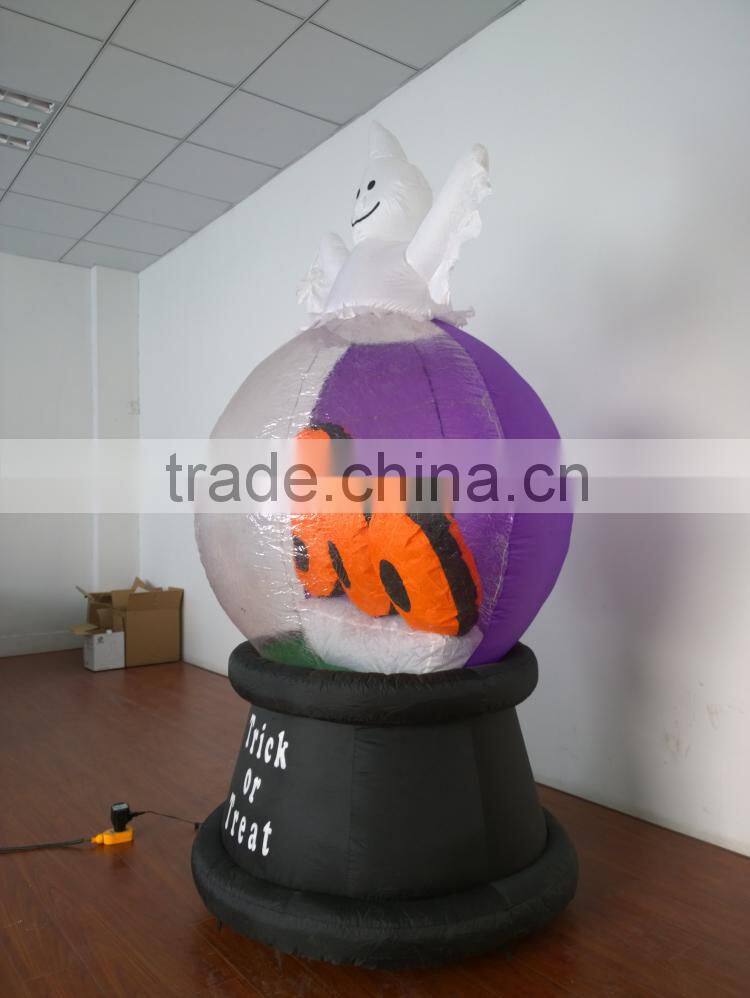 DJ-XT-09 inflatable boo ball halloween decoration ghost lighted