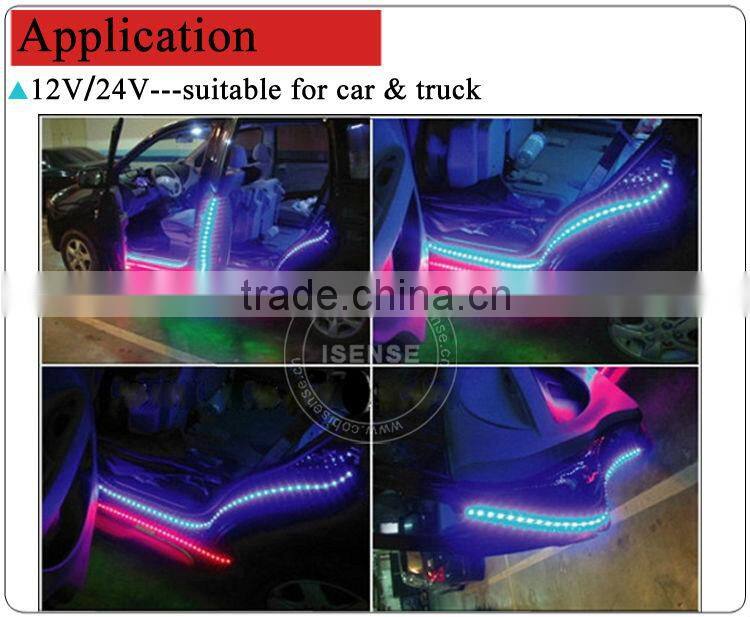 Yellow/amber waterproof LED flexible neon strip light