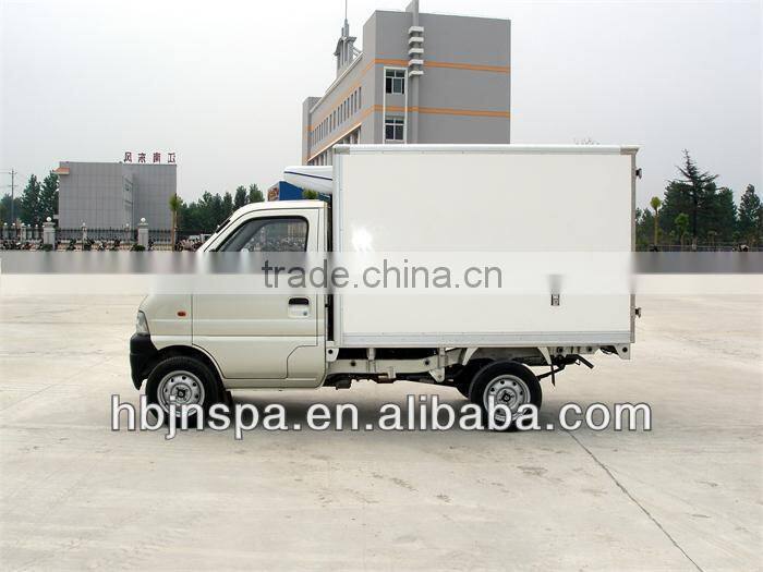 new product mini freezer box truck, small refrigerator box truck for sale