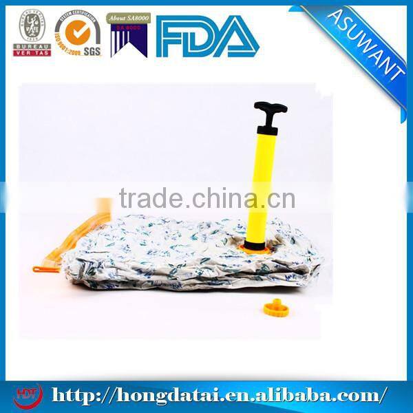 custom printed vacuum bag for clothes for keeping clothes dry and safe