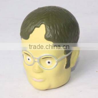 head shaped stress balls