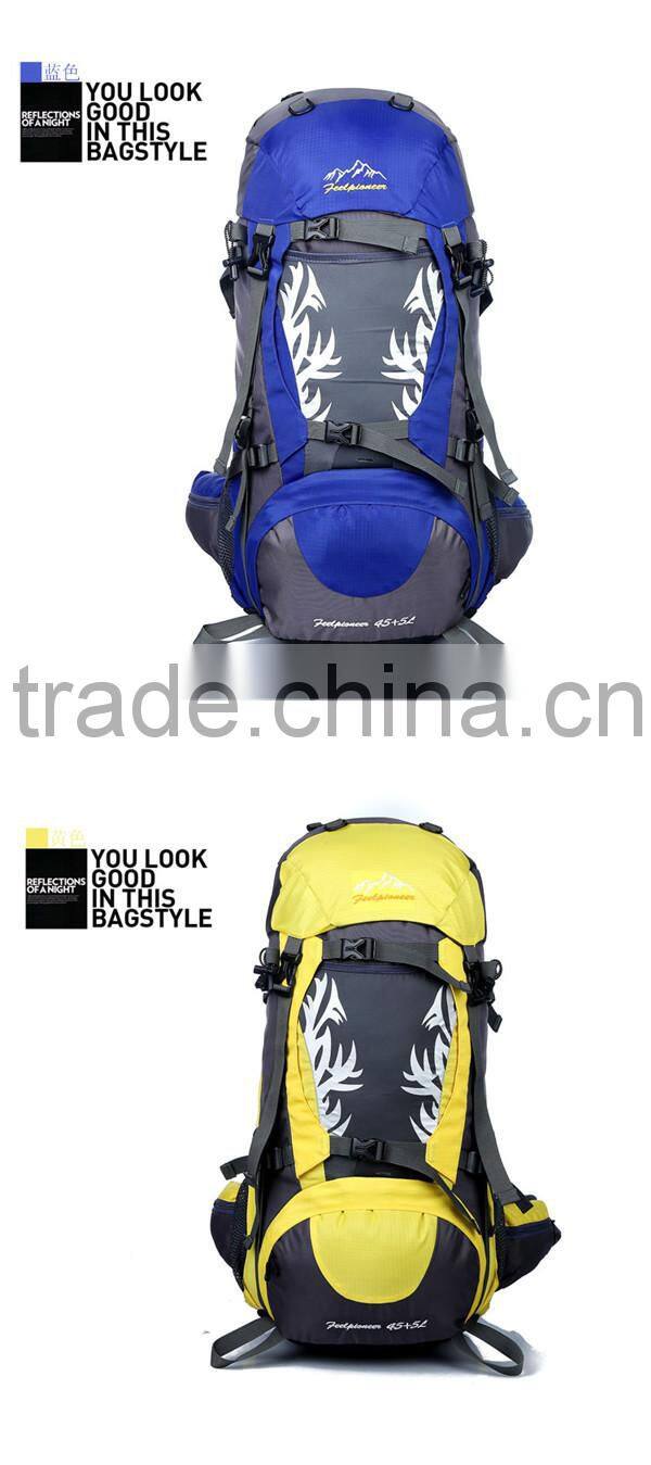 Custom outdoor sprots hiking waterproof backpack