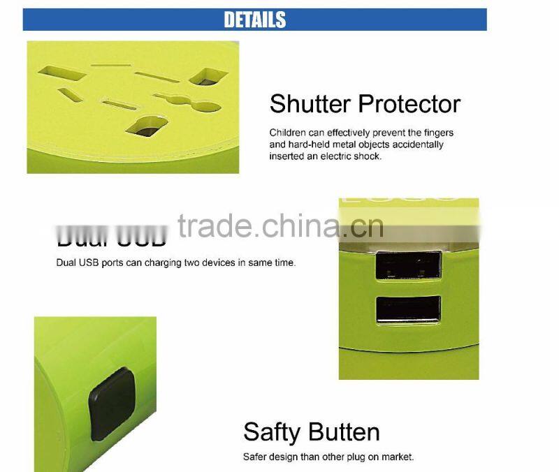 led logo steady quality with dual usb and fuse 3A output