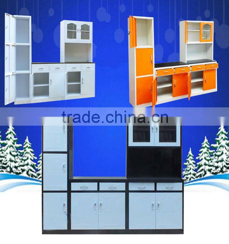 China supplier high quality steel kitchen cabinet, steel kitchen cupboard on selling