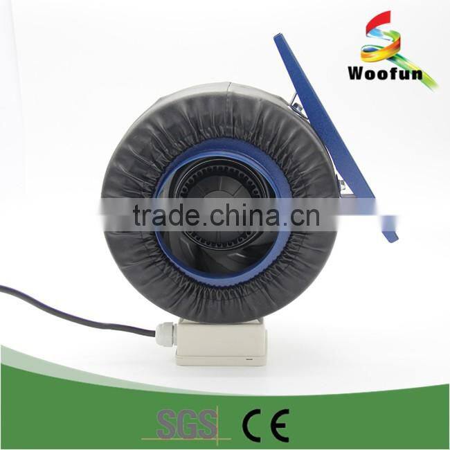 Hydroponic ventilation duct exhaust fan mixed flow fan