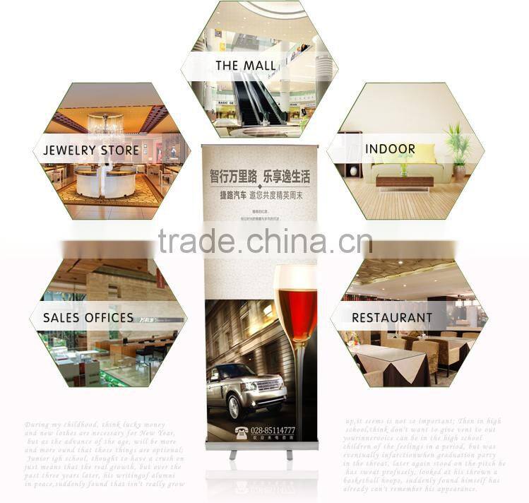 Aluminium digital roll up advertising boards for marketing