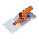 Carbon Steel Trowel with Wooden Handle , Drywall and Plastering Tools