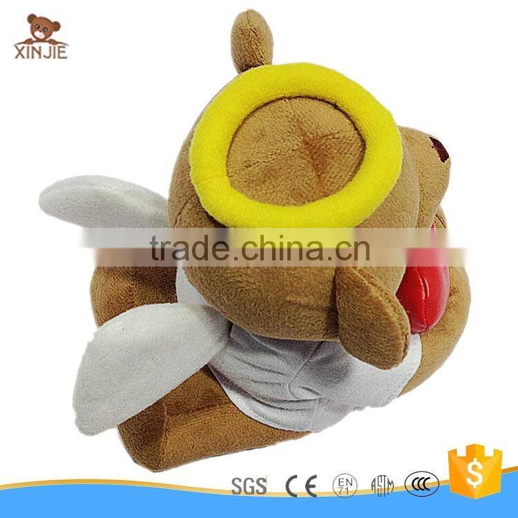 good quality prayer bear plush toy custom made soft prayer bear toy with heart shape voice recorder
