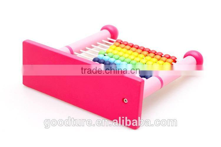 Wooden Castle Abacus Preschool Educational Counting Toys