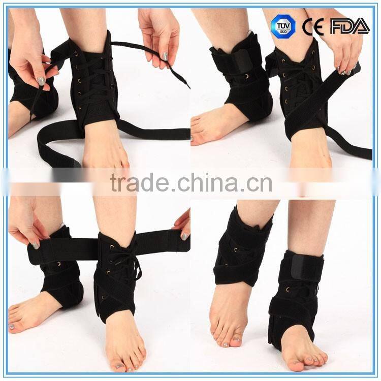 ankle safety lace up Ankle support shoes Foot splint for ankle protection