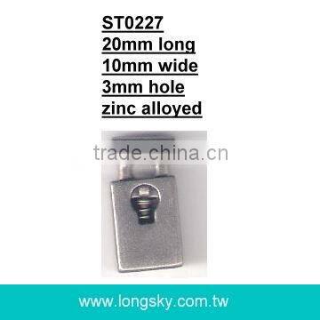 (#ST0225) bell shape zinc alloyed metal cord end stopper