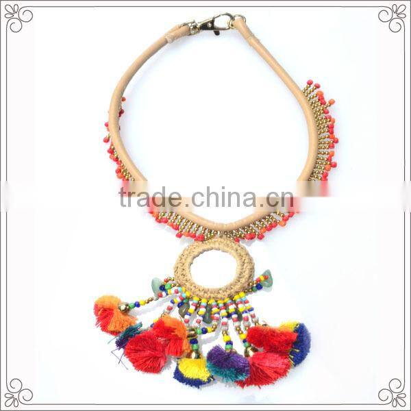 Tassel Pendant Ethnic Necklace for Women