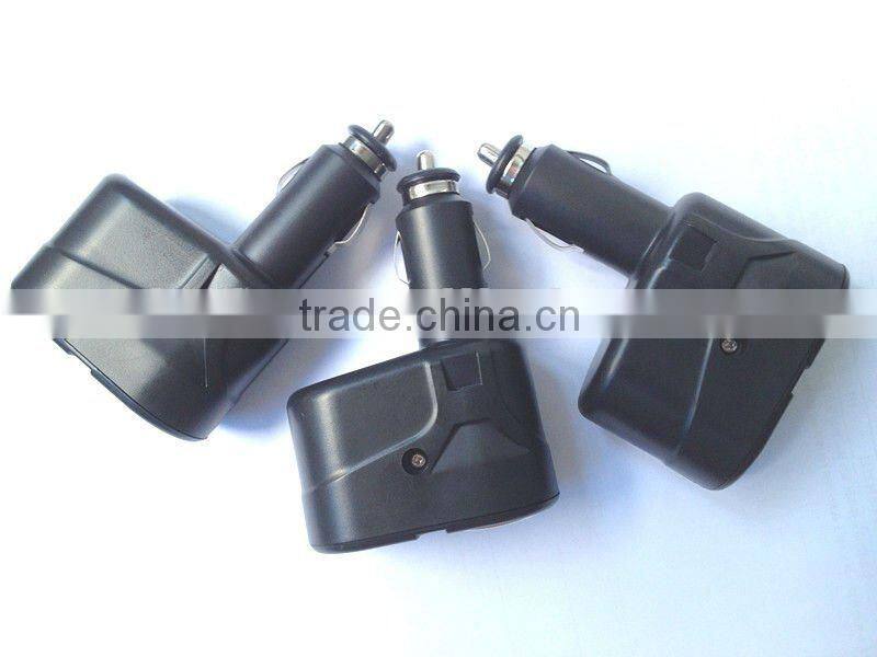 Dual DC 12V Car Cigarette Lighter-car charger power socket adapter splitter