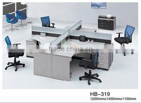 High grade melamine type four people dental workstation