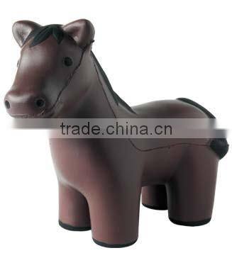 PU donkey animal shape foam stress ball,custom anti stress animal toys,horse shape pu stress toy
